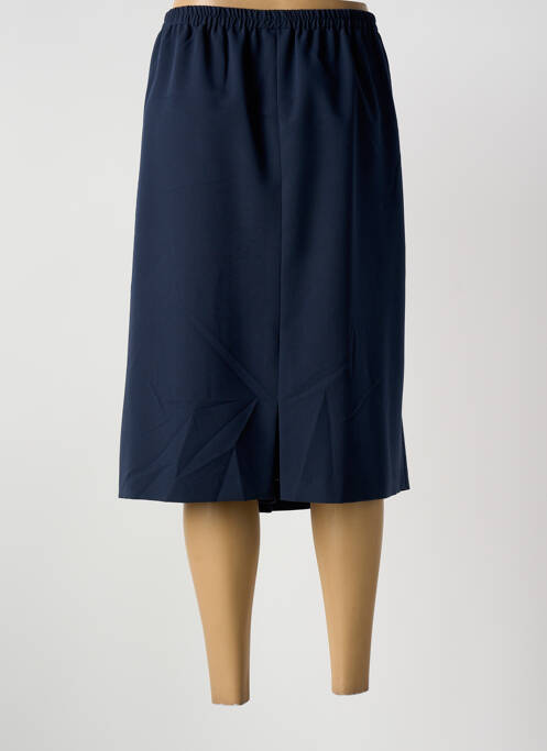 Fustă midi talie înaltă albastru GUY DUBOUIS femme