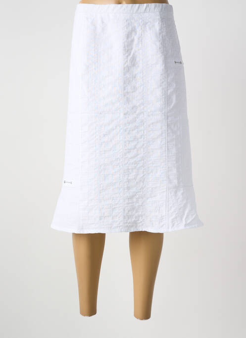 Fustă midi alb GUY DUBOUIS femeie