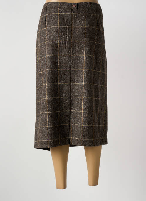 Fustă midi maro GUY DUBOUIS femeie