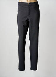Pantalon chino închidere cu fermoar sub clapetă cu nasturi mărime normală negru WALTRON femme