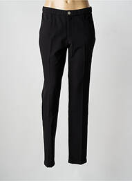 Pantalon slim talie elastică talie înaltă negru WALTRON femme
