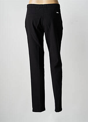 Pantalon slim talie elastică talie înaltă negru WALTRON femeie