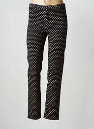 Pantalon slim elasticitate mărime normală negru WALTRON femme