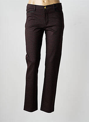 Pantalon slim elasticitate mărime normală negru WALTRON femeie