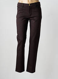 Pantalon slim elasticitate mărime normală negru WALTRON femme