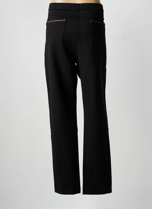 Pantalon slim elasticitate mărime normală negru WALTRON femme