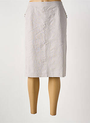 Fustă midi bej GRIFFON femeie