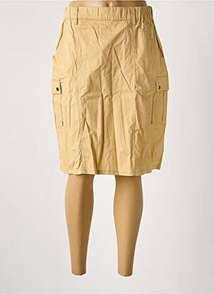 Fustă midi bej GRIFFON femeie