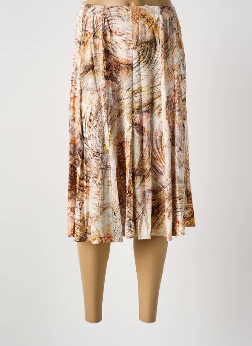 Fustă midi maro GRIFFON femeie