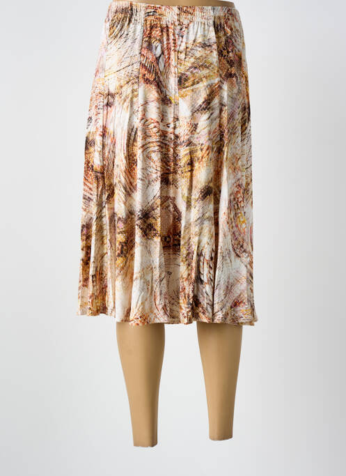 Fustă midi maro GRIFFON femeie