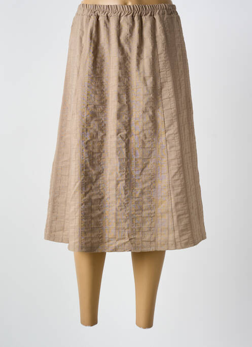 Fustă midi maro GRIFFON femeie