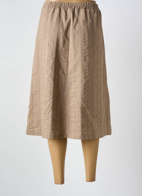 Fustă midi maro GRIFFON femeie