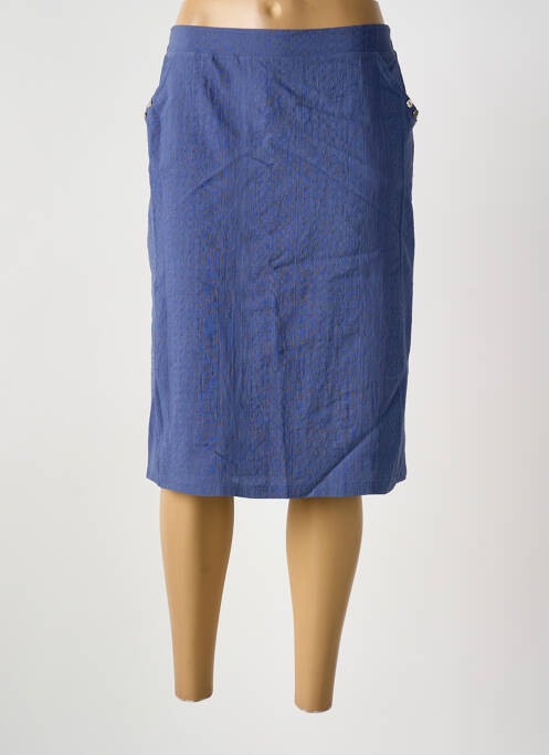 Fustă midi albastru deschis GRIFFON femeie