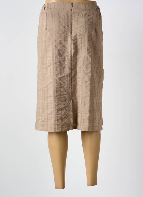 Fustă midi bej GRIFFON femeie