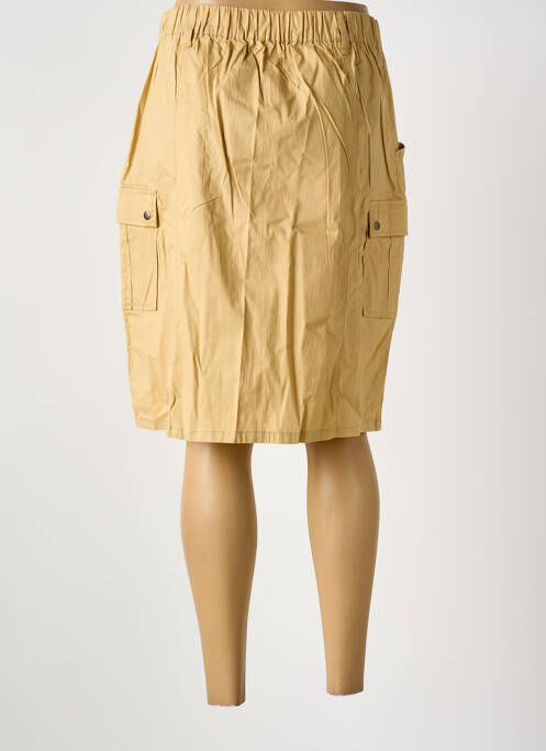 Fustă midi bej GRIFFON femeie