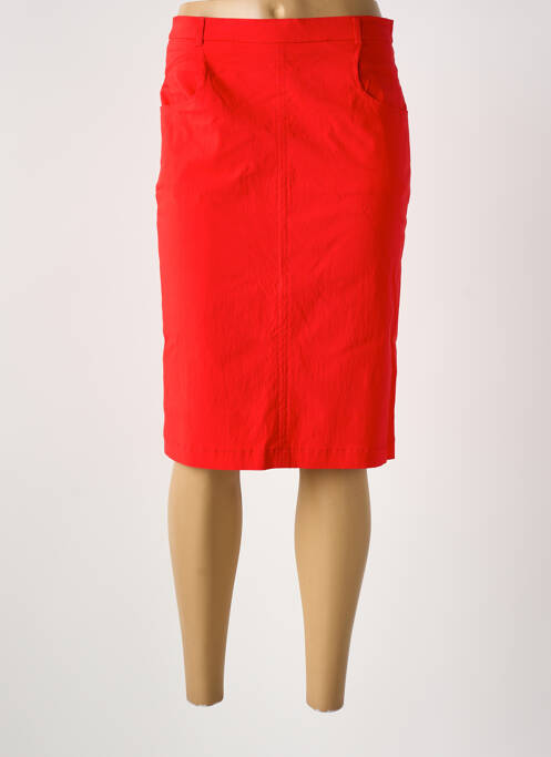 Fustă midi roșu GRIFFON femeie