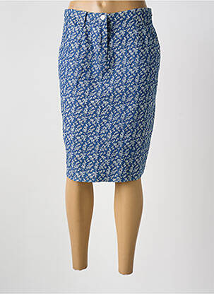 Fustă midi albastru GUY DUBOUIS femeie