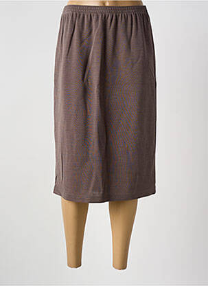 Fustă midi maro GRIFFON femeie