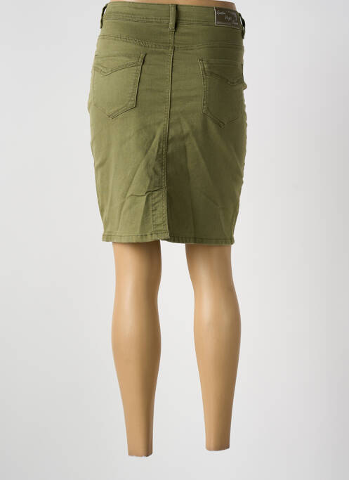 Fustă midi mărime normală verde QUATRE VINGT JOURS femme