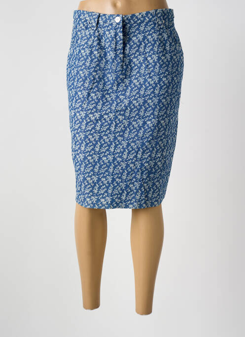 Fustă midi albastru GUY DUBOUIS femeie