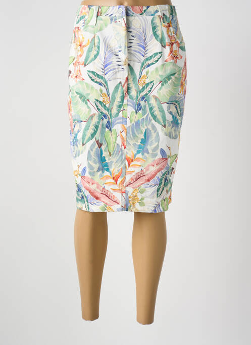 Fustă midi alb GUY DUBOUIS femeie