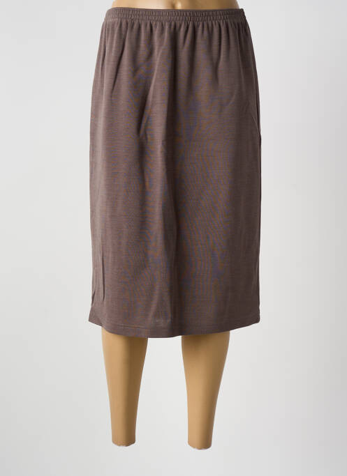 Fustă midi maro GRIFFON femeie