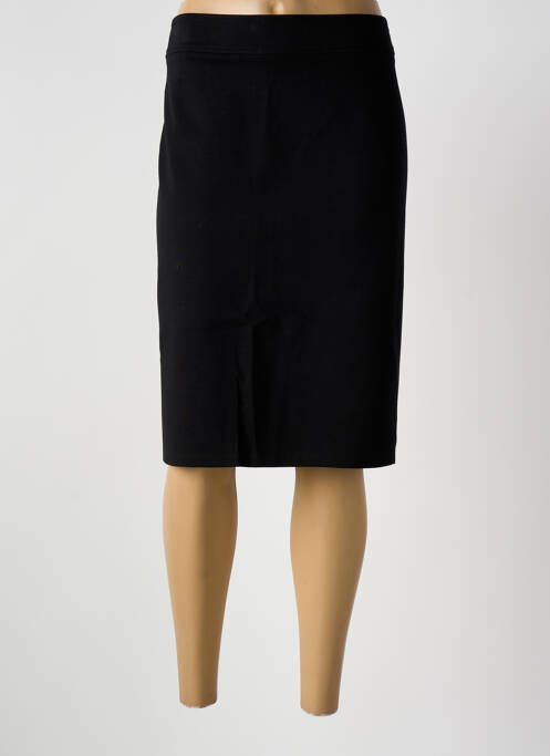 Fustă midi elasticitate negru GUY DUBOUIS femme