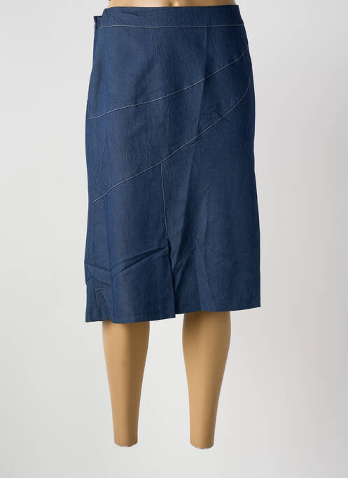Fustă midi albastru GUY DUBOUIS femeie