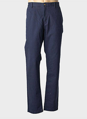 Pantalon chino închidere cu fermoar sub clapetă cu nasturi albastru GANT femeie