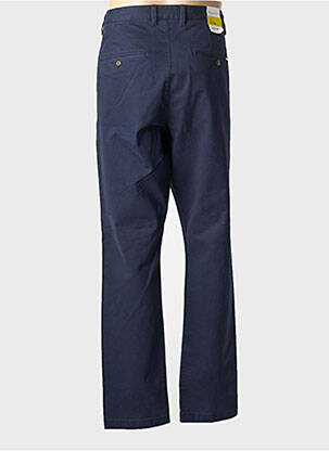 Pantalon chino închidere cu fermoar sub clapetă cu nasturi albastru GANT femeie