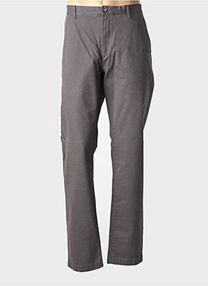 Pantalon chino închidere cu fermoar sub clapetă cu nasturi gri GANT femeie