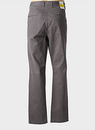 Pantalon chino închidere cu fermoar sub clapetă cu nasturi gri GANT femeie