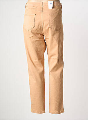 Pantalon slim țesătură poplin mărime normală bej C'EST BEAU LA VIE femeie