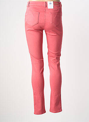 Pantalon slim țesătură poplin mărime normală roz C'EST BEAU LA VIE femeie