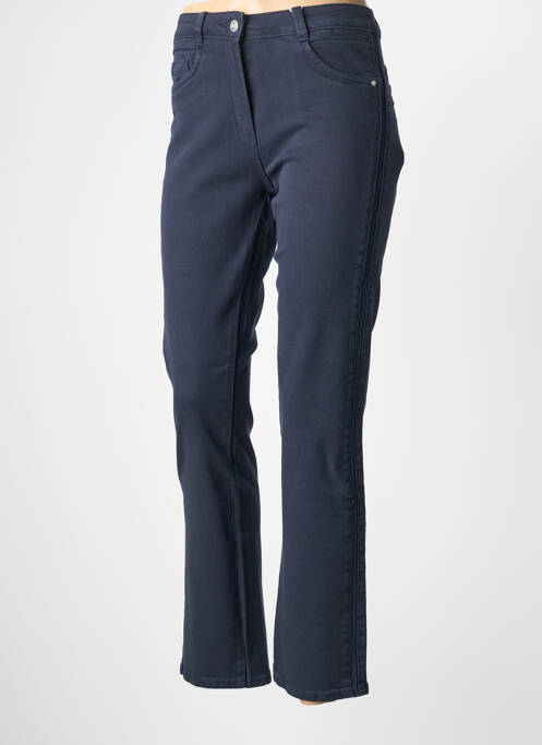 Blugi cu croială dreaptă elasticitate mărime normală albastru C'EST BEAU LA VIE femme