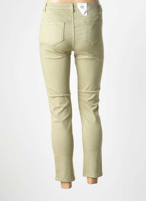 Pantalon slim verde C'EST BEAU LA VIE femeie