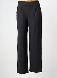 Pantalon drept elasticitate talie înaltă negru STREET ONE femme