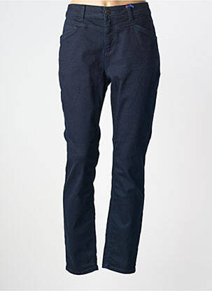 Pantalon slim țesătură poplin mărime normală albastru STREET ONE femeie