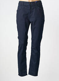 Pantalon slim țesătură poplin mărime normală albastru STREET ONE femeie