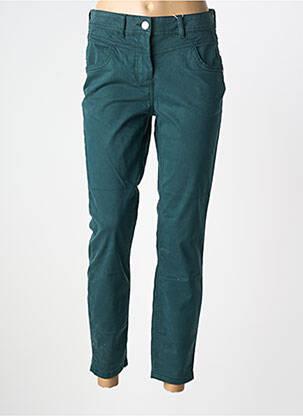 Pantalon 7/8 închidere cu fermoar sub clapetă cu nasturi mărime normală verde CECIL femeie