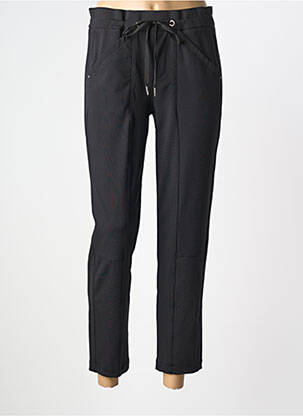 Pantalon 7/8 elasticitate mărime normală negru STREET ONE femeie