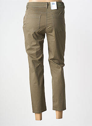 Pantalon 7/8 țesătură poplin mărime normală verde C'EST BEAU LA VIE femeie