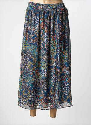 Fustă lungă albastru JULIE GUERLANDE femeie