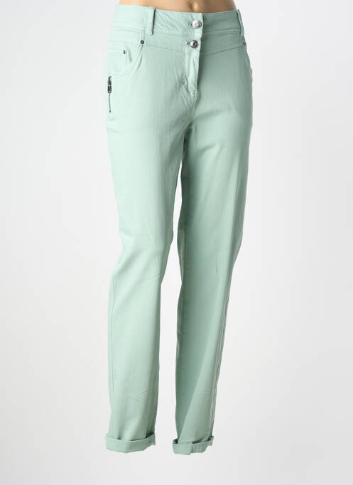 Blugi cu croială slim verde CECIL femeie