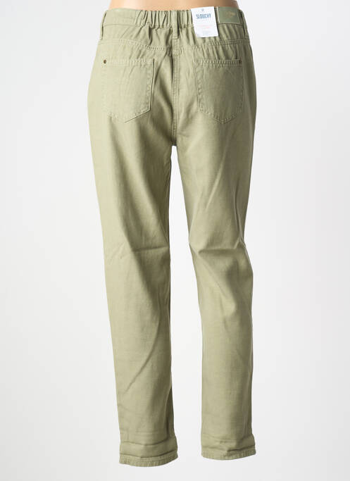 Blugi cu croială slim verde C'EST BEAU LA VIE femeie