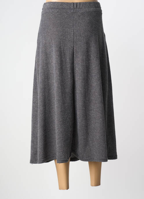 Fustă lungă croială evazată gri DIANE LAURY femme