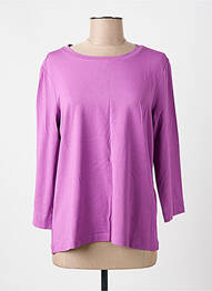 Tricou croială dreaptă mâneci 3/4 violet CECIL femme