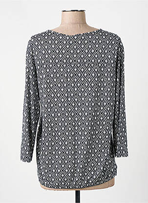 Top țesătură jersey mâneci lungi negru CECIL femeie