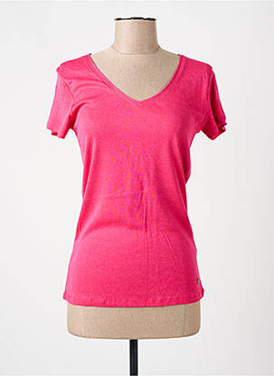 Tricou roz C'EST BEAU LA VIE femeie