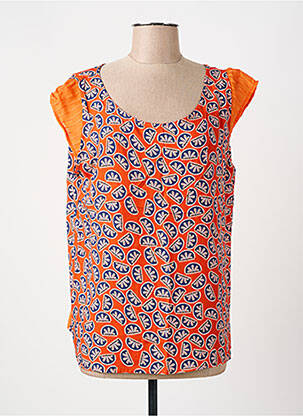 Top portocaliu AZAY femeie